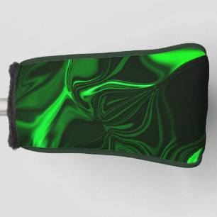 Sie biegen und falzen grün nickeled auf dunkel golf headcover