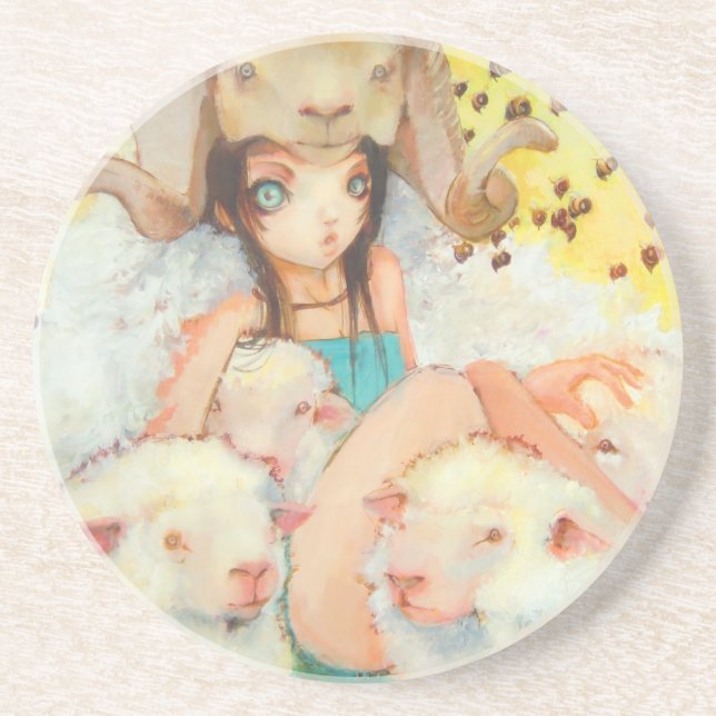 Sie Bienen-rammender Untersetzer (Vorne)