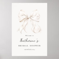 Sie bindet das Knot-Brautparty-Willkommenspopster