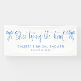 Sie bindet das Personalisierte Brautparty des Knot Banner