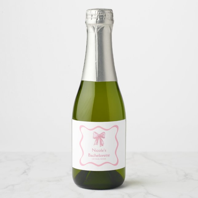 Sie bindet den Knot Bachelorette Champagner (Vorderseite)