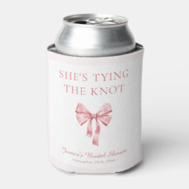 Sie bindet die weich rosa Dusche der Knöchel an Dosenkühler