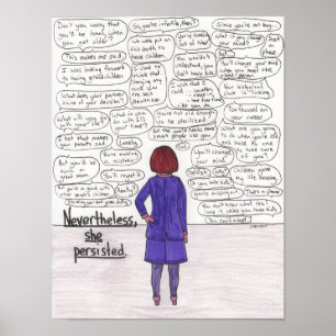 Sie blieb 11x14 kinderfrei poster