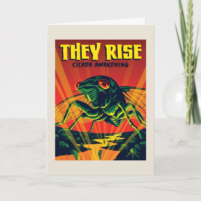 Sie bringen Cicada zum Erwachen Karte (Vorderseite)