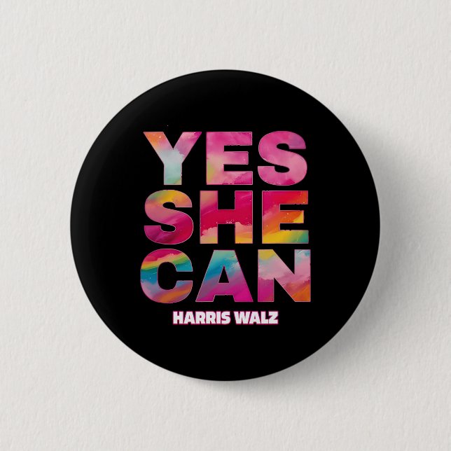 Sie Can Harris Wheimer 2024 Button (Vorderseite)