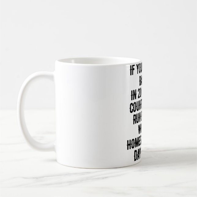 Sie denken, es ist schlecht jetzt In 20 Jahren wir Kaffeetasse (Links)