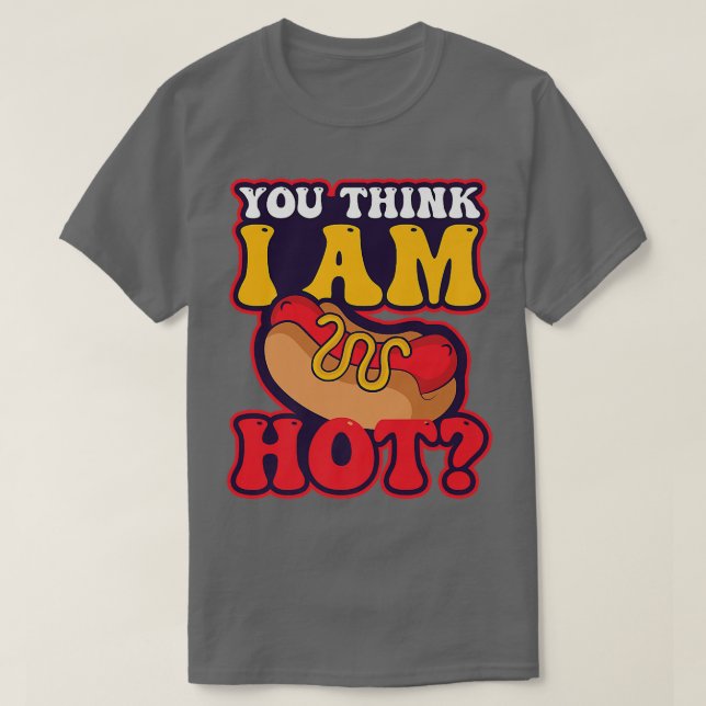 Sie denken, im Hot Design Hot Dog Lover 38356220 T-Shirt (Design vorne)