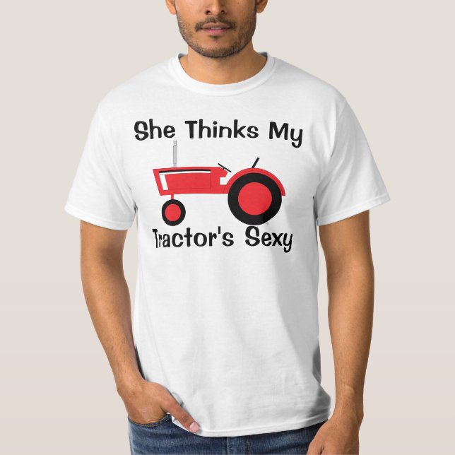 Sie denkt rot T-Shirt (Vorderseite)