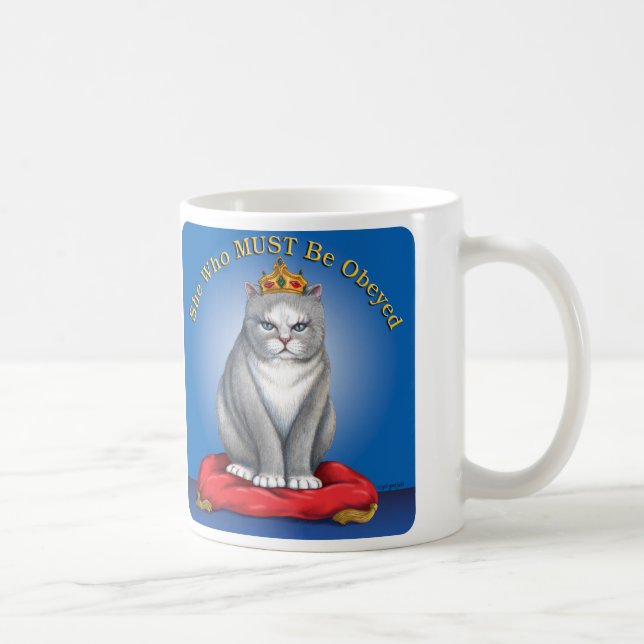 Sie, die befolgt werden muss kaffeetasse (Rechts)