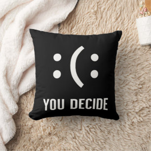 Sie entscheiden sich für Emoji Mood Design Kissen
