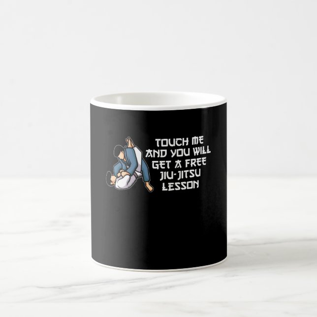 Sie erhalten eine kostenlose Jiu-Jitsu-Lektion Kaffeetasse (Mittel)
