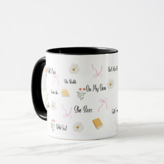 Sie erhebt sich auf meinem eigenen Zitat-Mug, weic Tasse