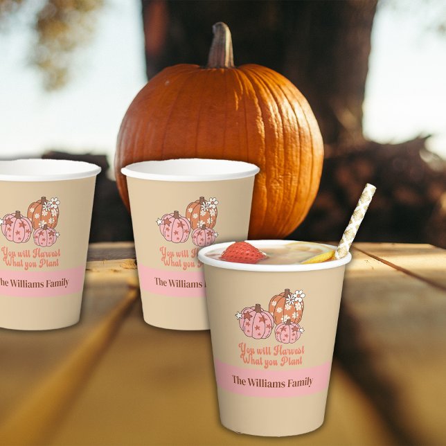 Sie ernten, was Sie Pflanze Erntedank Abendessen Pappbecher (Von Creator hochgeladen)