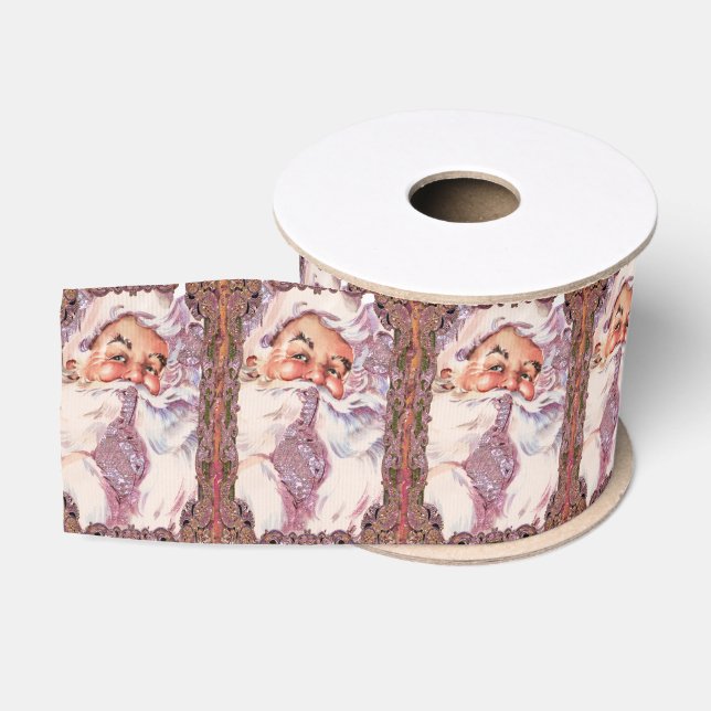 Sie! Es ist Weihnachtsfest Viktorianisch Ripsband (Spule)