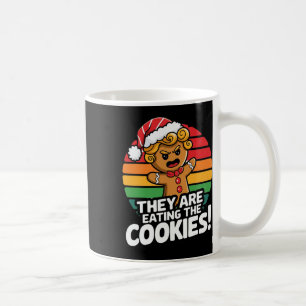 Sie essen den Lebkuchen Weihnachtsweihnachtsbaum T Kaffeetasse