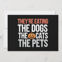 Sie essen die Hunde, die Katzen die Haustiere Hall