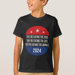 Sie essen die Hunde, die sie essen, die Katzen Tru T-Shirt