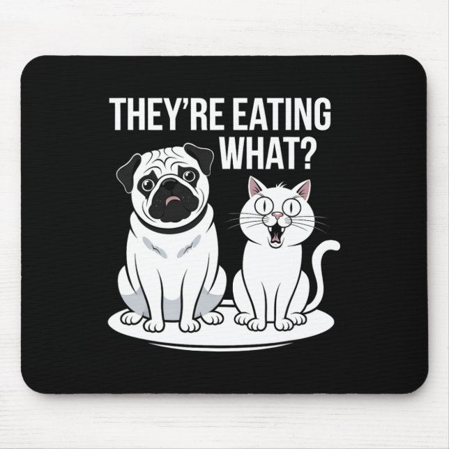 Sie essen die Hunde, die sie essen, Mousepad (Vorne)