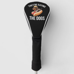 Sie essen die Hunde Donald Trump Debatte 2024 Golf Headcover