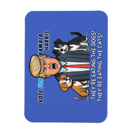 Sie essen die Hunde Funny Trump Kamala 2024 Magnet