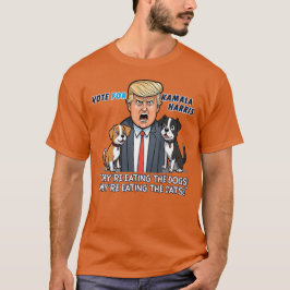 Sie essen die Hunde Funny Trump Kamala 2024 T-Shirt