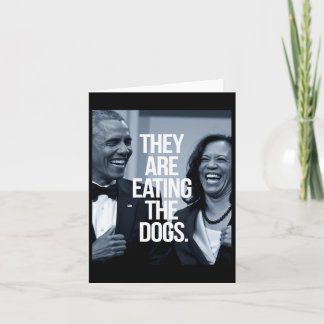 Sie essen die Hunde Karte