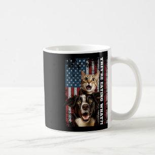 Sie essen die Hunde Katzen Haustiere Rette unsere Kaffeetasse