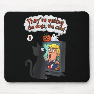 Sie essen die Hunde Lustige Anti Trump Mousepad