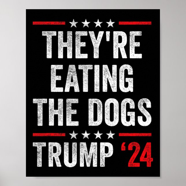 Sie essen die Hunde Poster (Vorne)