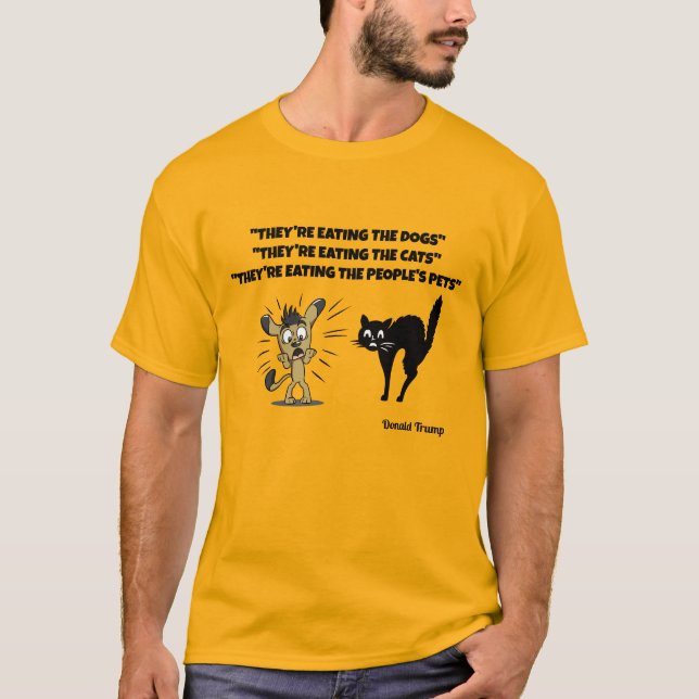 SIE ESSEN DIE HUNDE...T - SHIRT (Vorderseite)