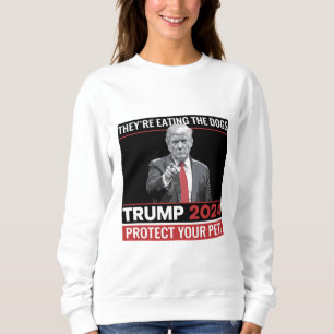 Sie essen die Hunde Trump 2024 Debatte  Sweatshirt