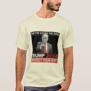 Sie essen die Hunde Trump 2024-Debatte T-Shirt