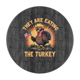 Sie essen die Türkei Trump Vance Schneidebrett