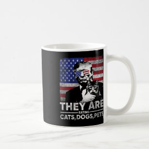 Sie essen Katzen Hunde Haustiere Trump Kaffeetasse