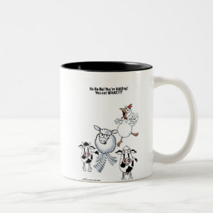 Sie essen, was? zweifarbige tasse