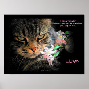 Sie existieren für Liebe haiku Poster