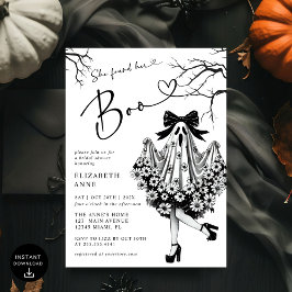 Sie fand ihr Boo Ghost-Brautparty Einladung