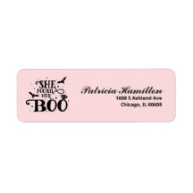 Sie fand ihr Brautparty-Label "Boo Halloween"