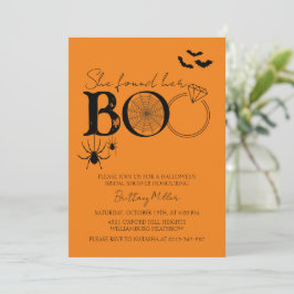 Sie fand ihr Brautparty zu Halloween Einladung
