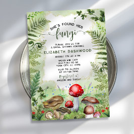 Sie fand ihr Fungi Forest Mushrooms Brautparty Einladung