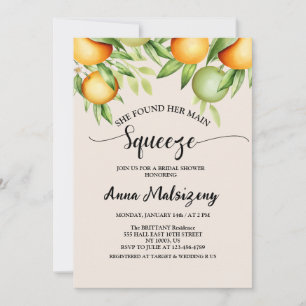 sie fand ihr Haupt-Squeeze-Brautparty Custom Einladung