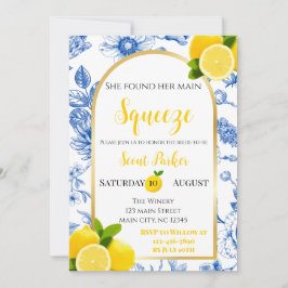 Sie fand ihr Haupt-Squeeze-Brautparty Einladung