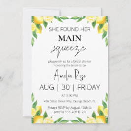 sie fand ihr Haupt-Squeeze-Brautparty Einladung