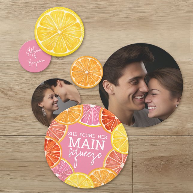 Sie fand ihr Haupt-Squeeze-Brautparty Konfetti (Custom Party Confetti with Photos)