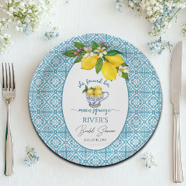 Sie fand ihr Haupt-Squeeze-Brautparty Pappteller