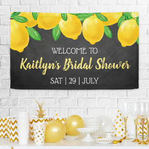 Sie fand ihr Haupt Squeeze Lemon Brautparty Banner