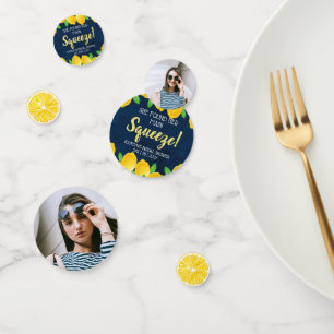 Sie fand ihr Haupt Squeeze Lemon Brautparty Konfetti