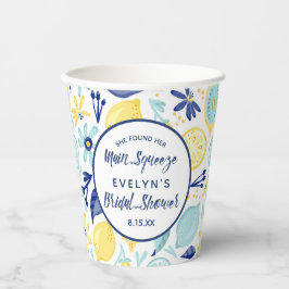 Sie fand ihr Haupt Squeeze Lemon Brautparty Pappbecher