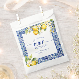 Sie fand ihr Haupt-Squeeze-Lemons-Brautparty Geschenktütchen