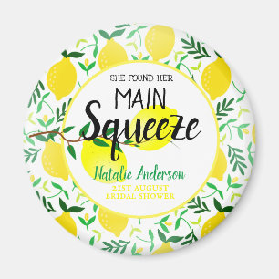Sie fand ihr Haupt-Squeeze-Lemons-Brautparty Magnet